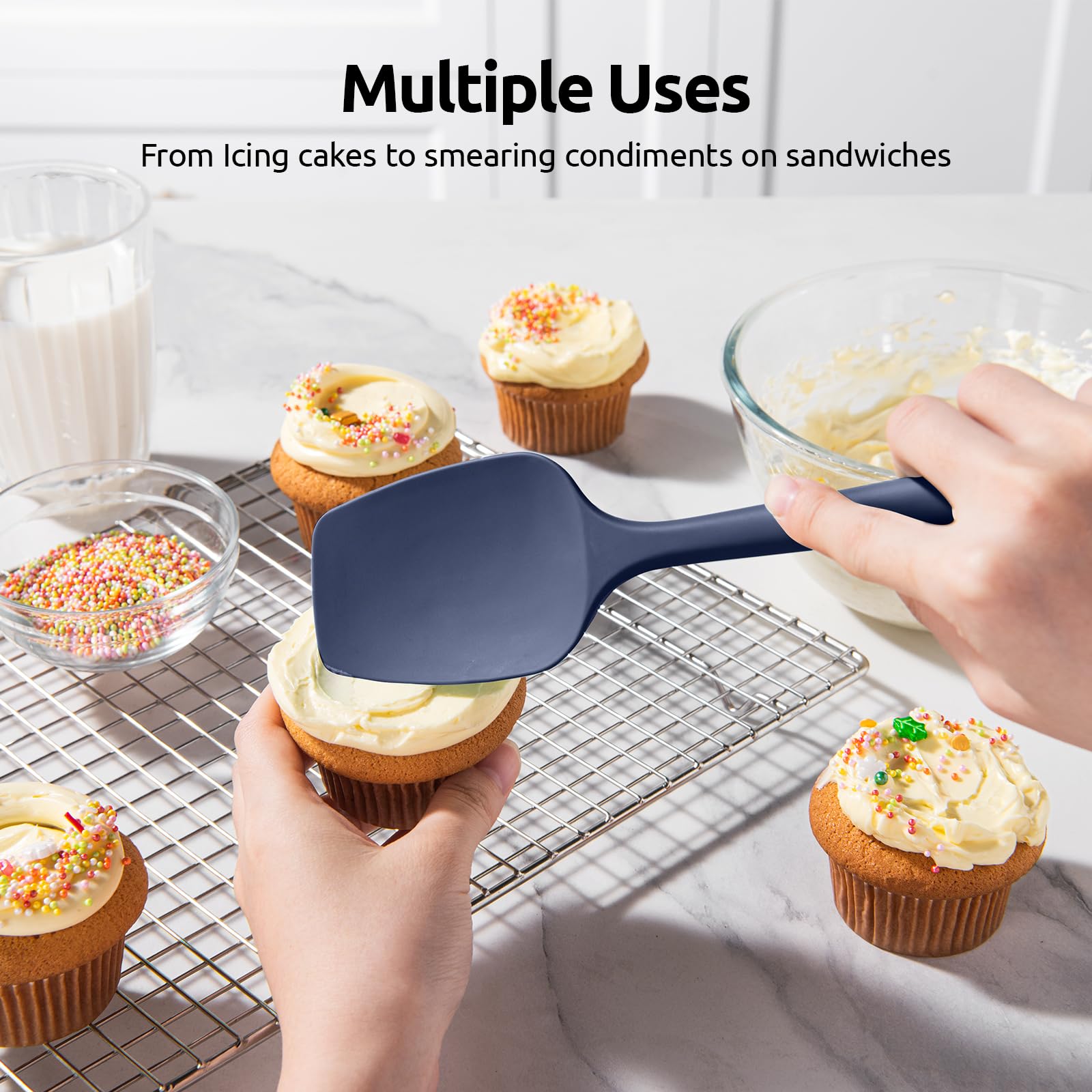 U-Taste heat-resistant tools resist warping during high-heat cooking.