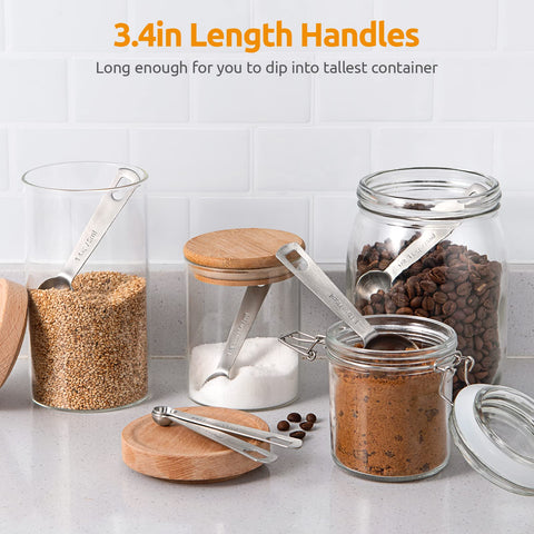 U-Taste measuring spoons 1 tbsp stainless steel with versatile measuring options.