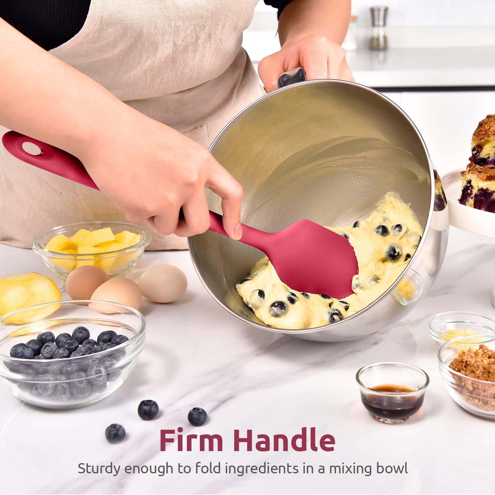 U-Taste nonstick food-grade silicone reduces sticking and eases cleanup