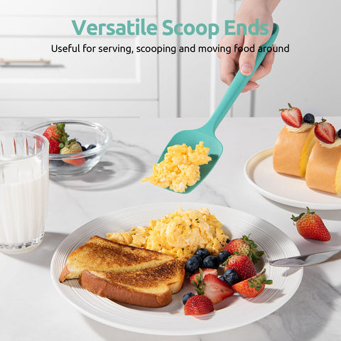 U-Taste Aqua Sky ergonomic-grip spatula for comfortable long-use handling