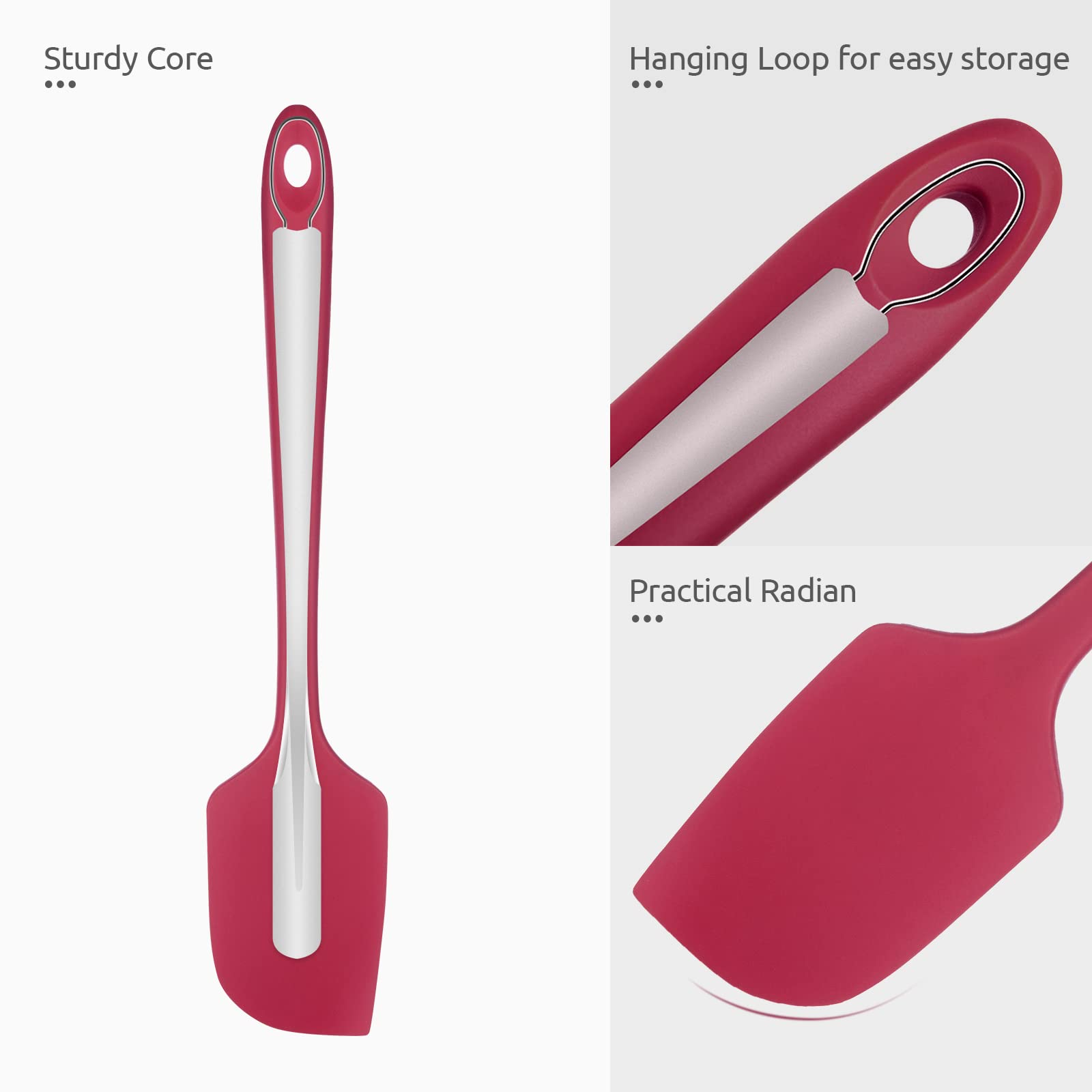 U-Taste soft grip handle staying comfortable during long cooking sessions