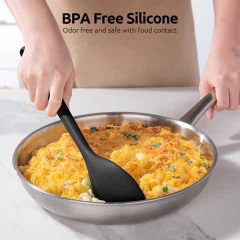 U-Taste soft grip offers comfortable control during long cooking sessions.