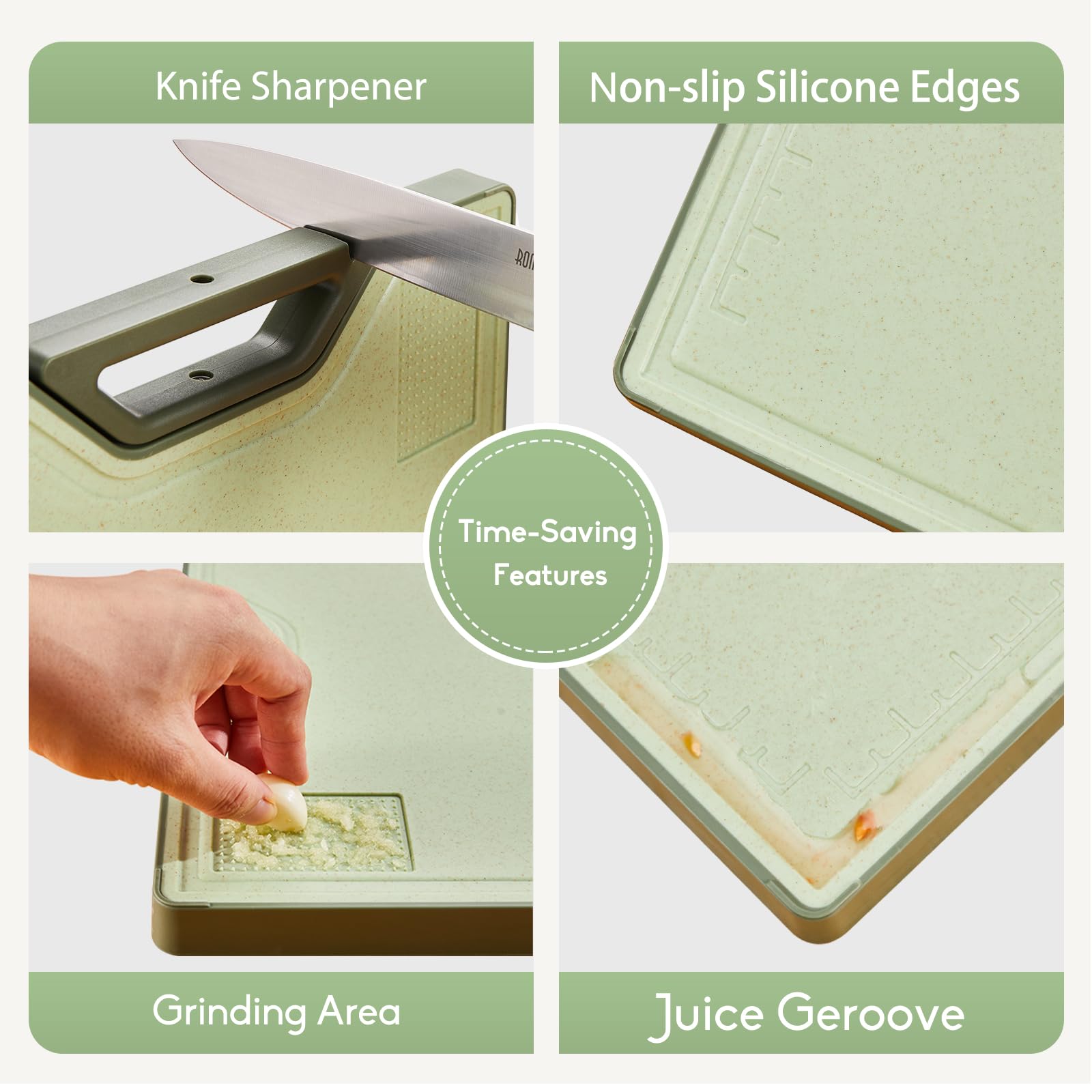 UYWLYCL garlic and ginger grinding zone speeds seasoning in daily cooking
