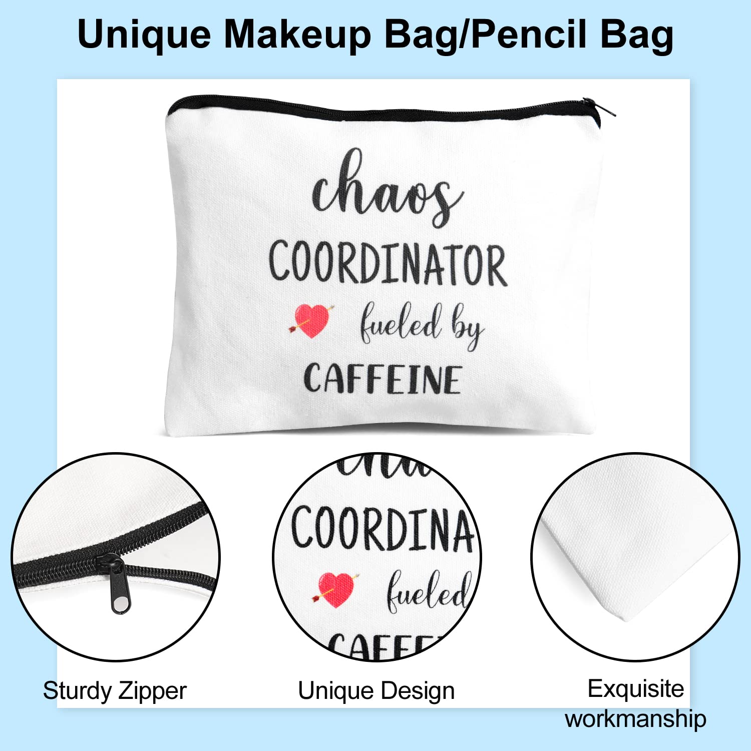 UAREHIBY Chaos Coordinator greeting card for personalized notes.