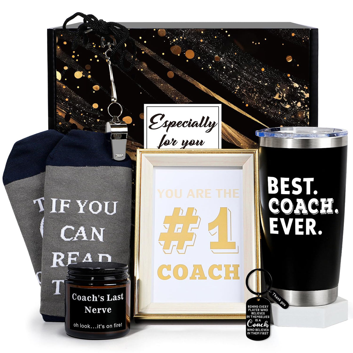 UAREHIBY coach gifts wine tumbler keeps drinks hot or cold during practice