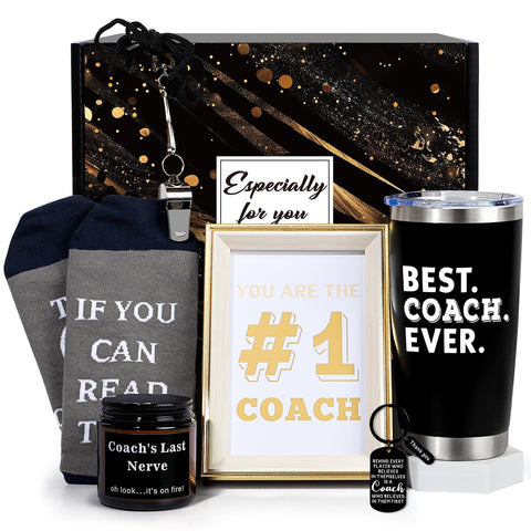 UAREHIBY coach gifts wine tumbler keeps drinks hot or cold during practice