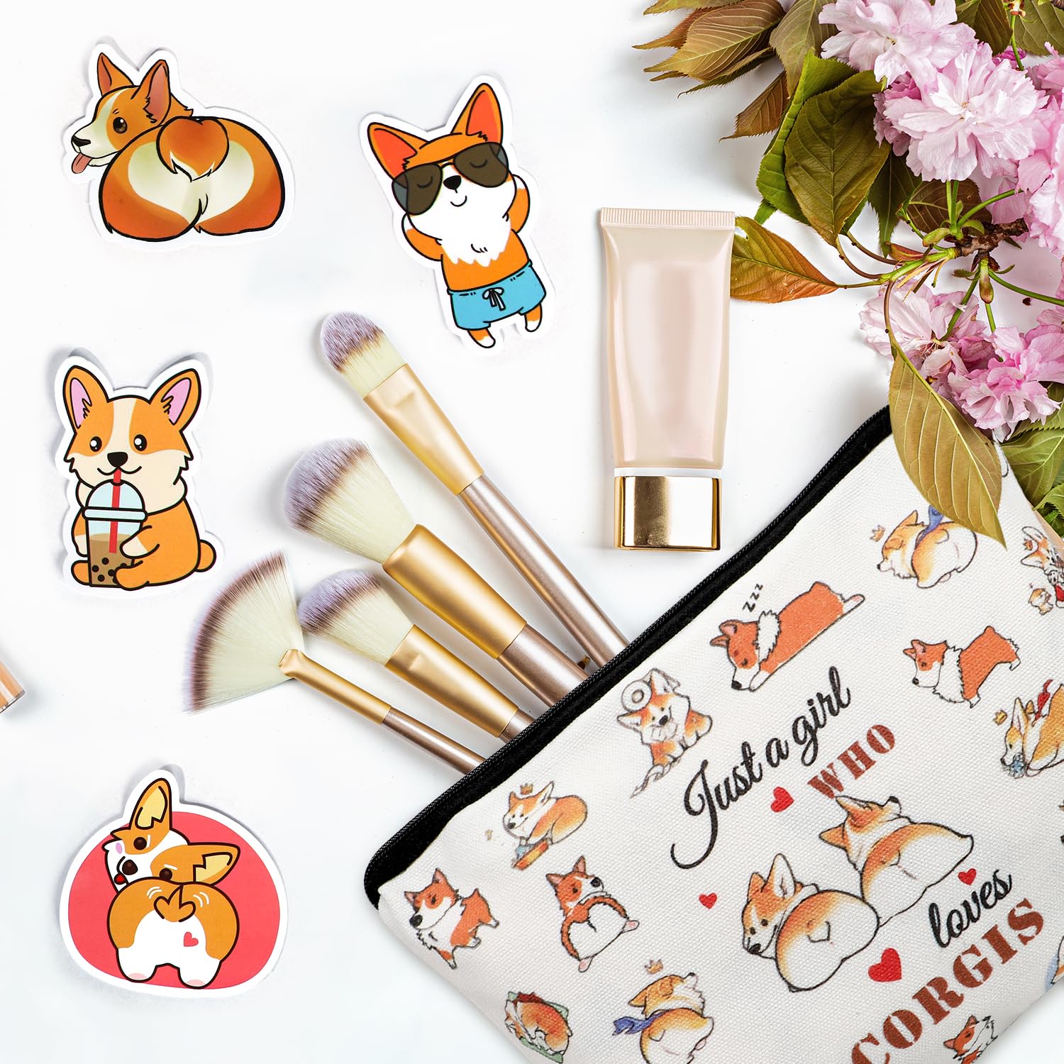 UAREHIBY corgi stickers waterproof and residue-free removal