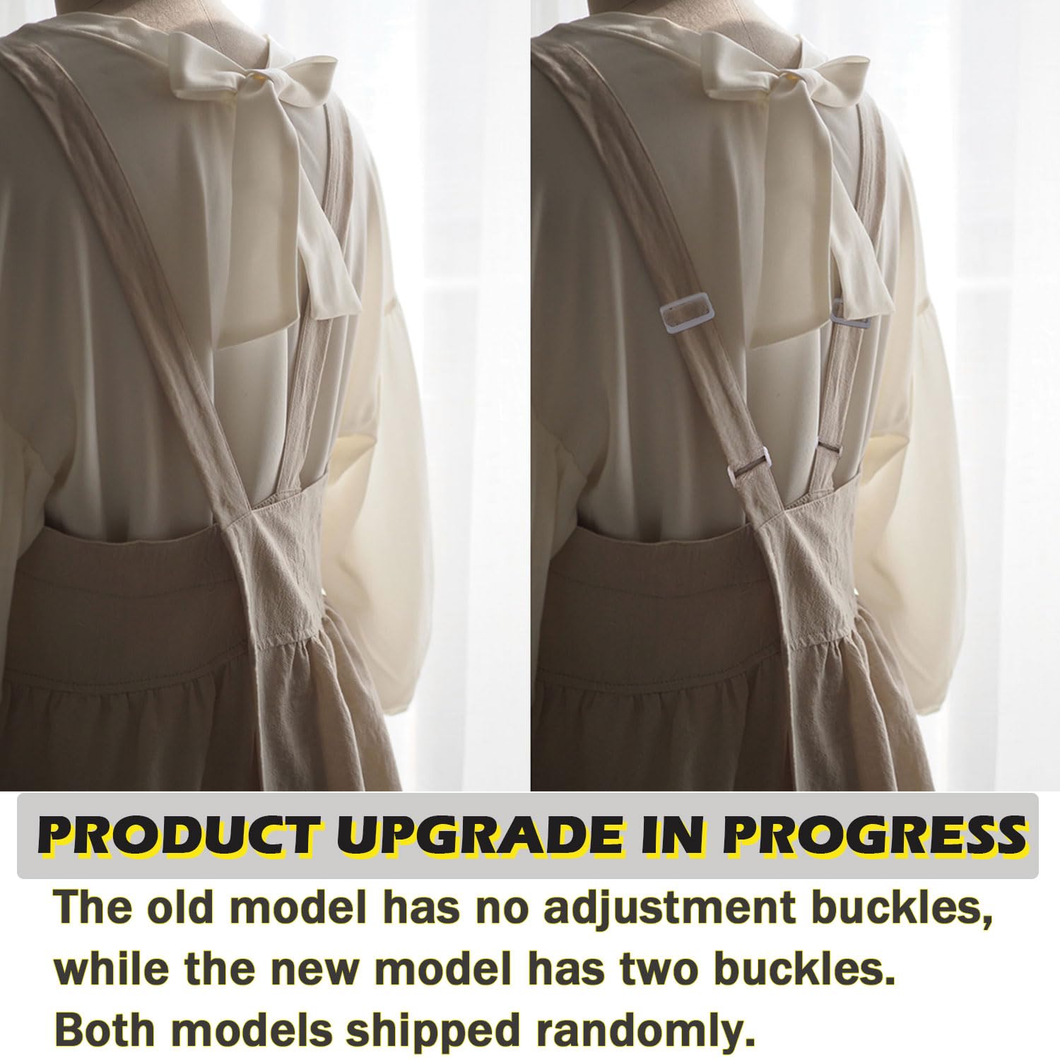 Uaussi apron showing two large pockets for tools and notes.