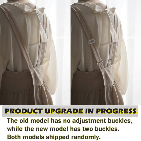Uaussi apron with spacious pockets keeps tools and notebook within reach.