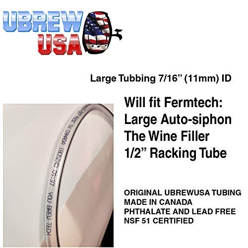 UBREW USA transfer kit simplifies homebrewing by combining siphon, hose, and wand.