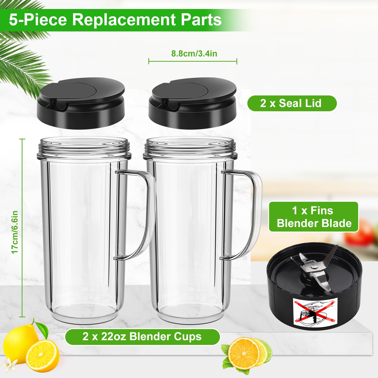 UBYNID cross-blade extractor with gasket for versatile blending
