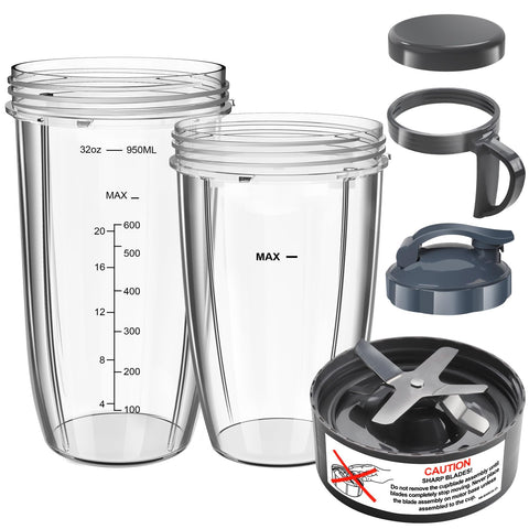 UBYNID Nutribullet 32oz cup for smoothies with leak-proof sealing.