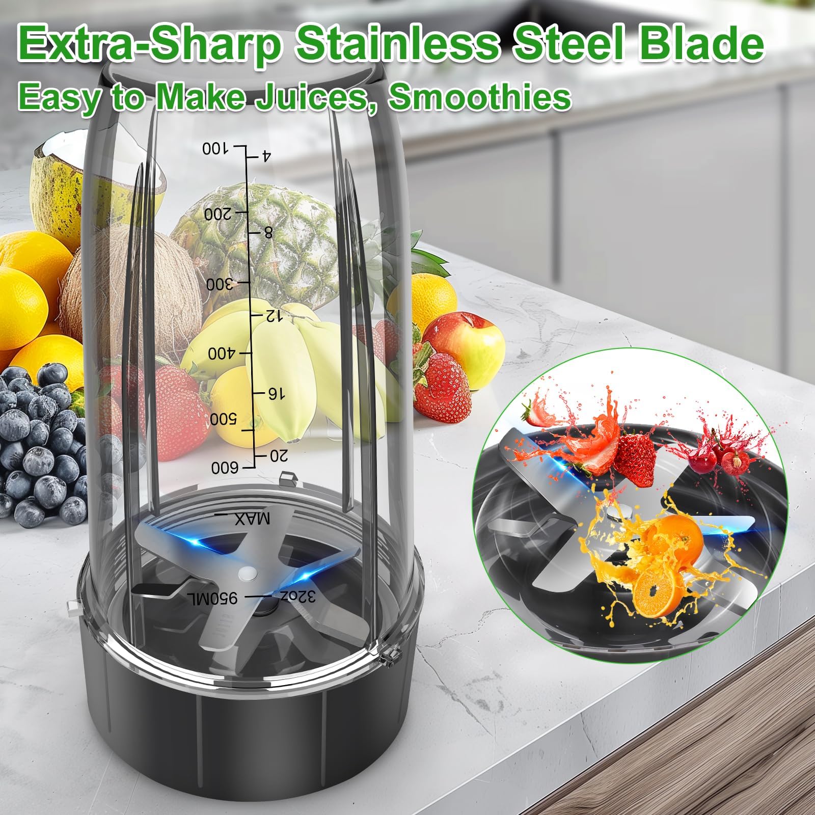 UBYNID Nutribullet extraction blade for smooth blends.