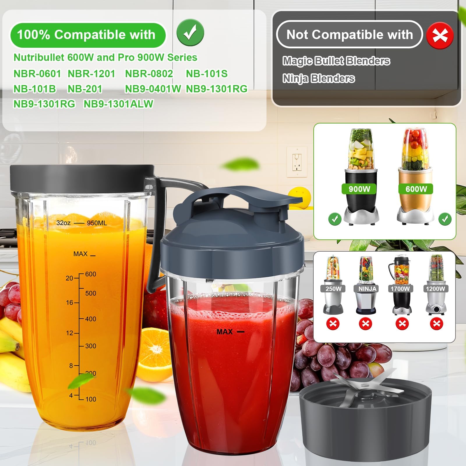 UBYNID Nutribullet to-go lid keeps drinks spill-free during travel.