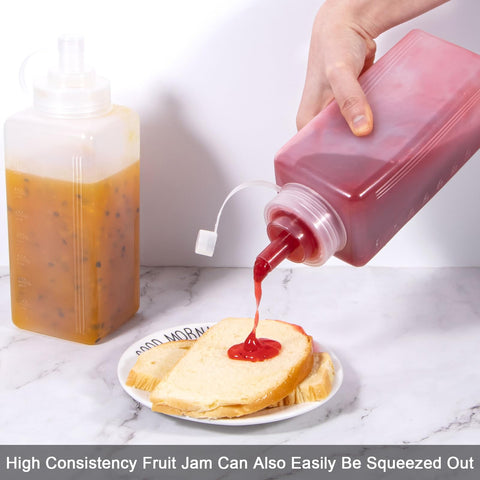 Uceoo 800ml capacity ready for sauces, syrups, or condiments.