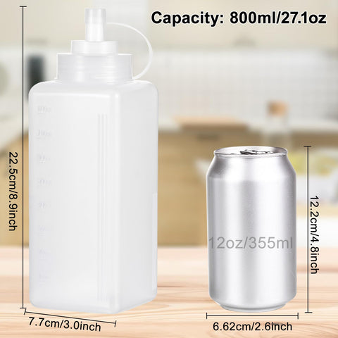 Uceoo clear BPA-free bottle showing contents for safe storage.