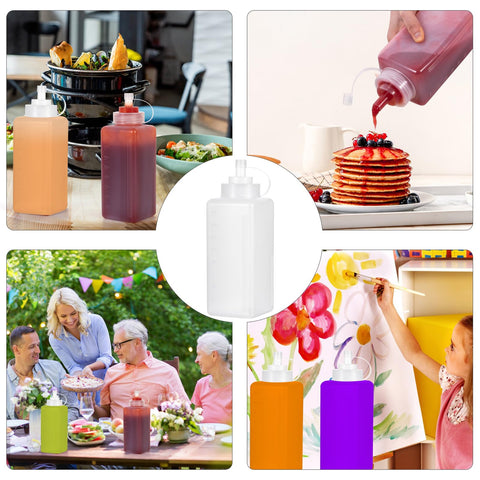 Uceoo ketchup, mustard, mayo bottle ideal for quick table sauces.