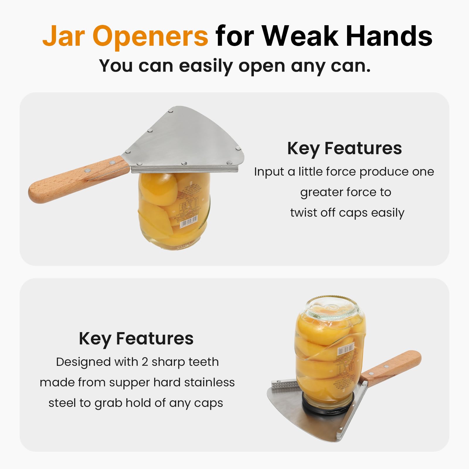 UCerdveos jar opener wide-cap-range demonstrates versatility across jar sizes.