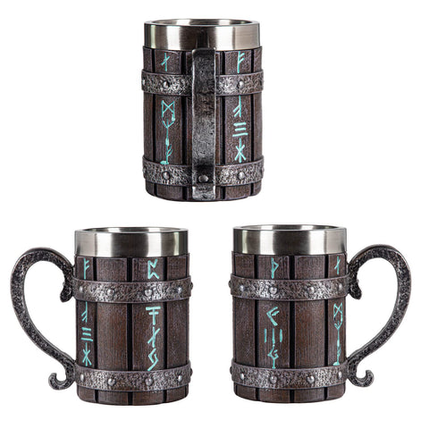 UCOMINS Rune Mug handle offers comfortable grip for easy sipping
