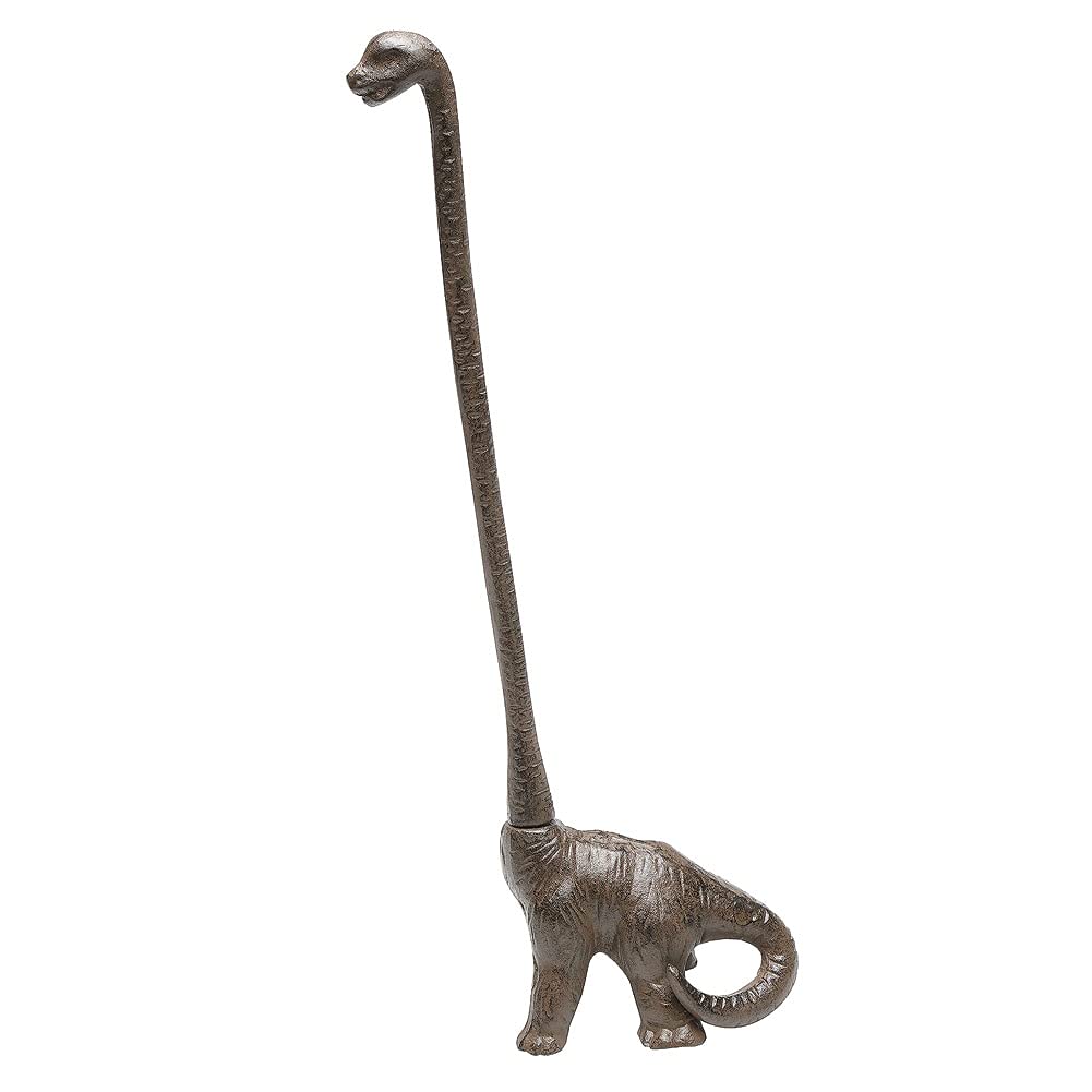 UD Toysdone iron dinosaur neck enables easy roll access.