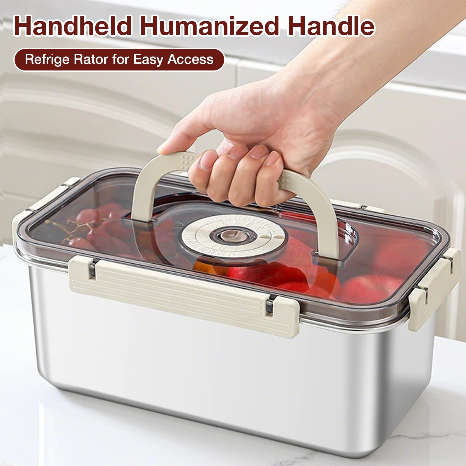 udNmlaiebot bread box on countertop blends with modern kitchens for easy access.