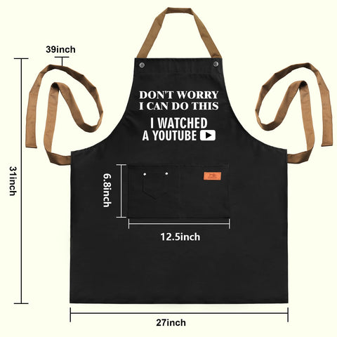 UENOW apron size 27x31 inches offers universal fit