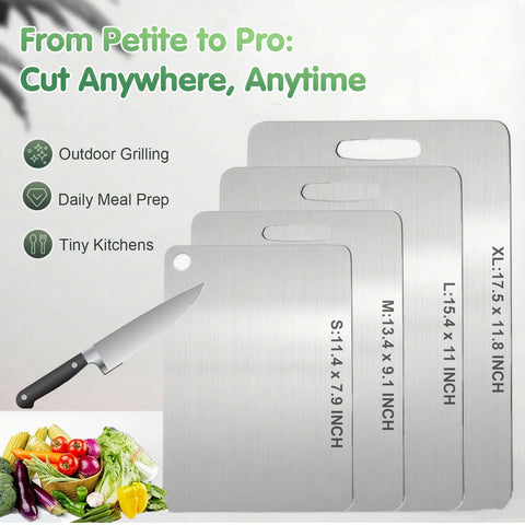 Ufolbol Katuchef titanium cutting board dishwasher-safe for quick maintenance