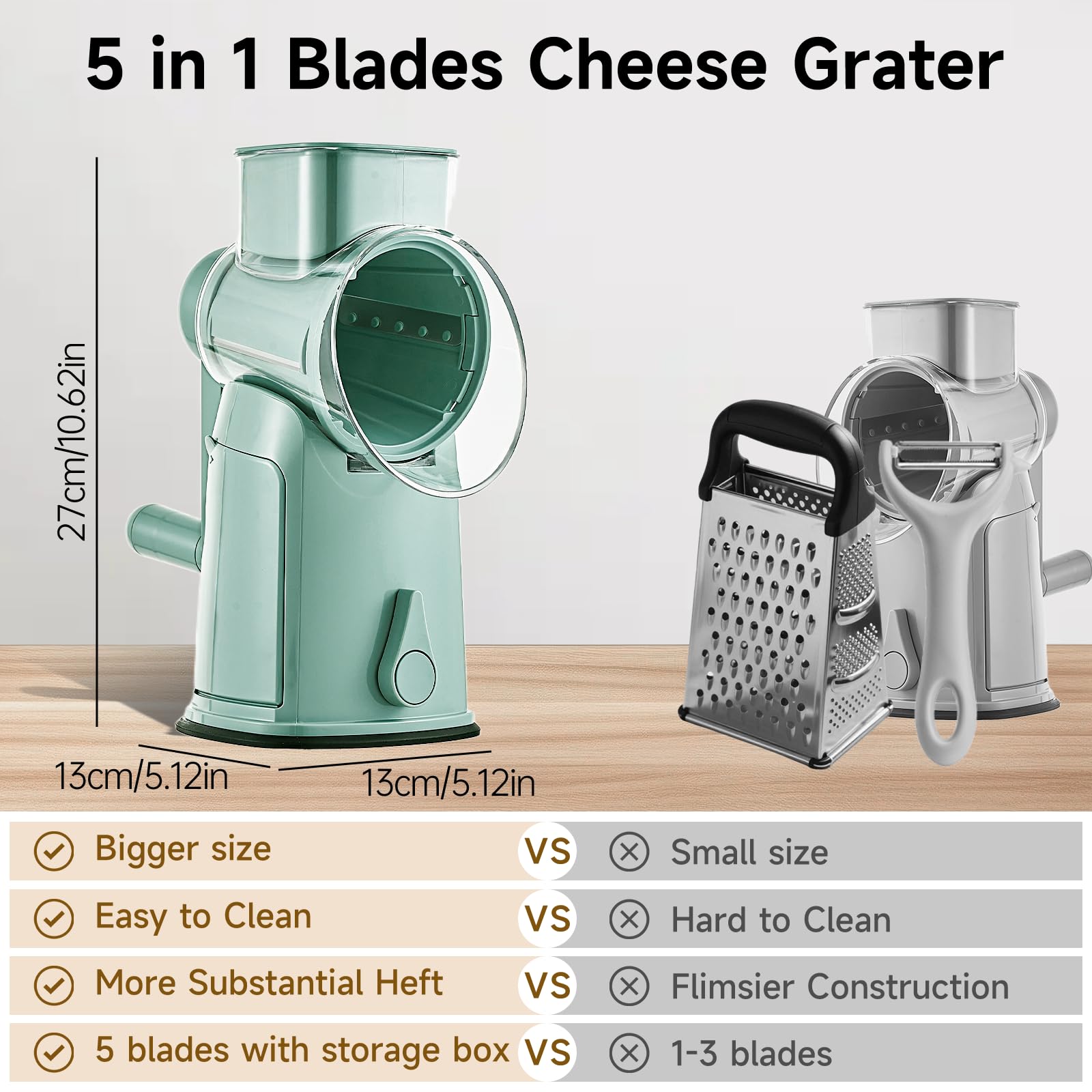 UFORU 430 stainless steel blades deliver durable performance