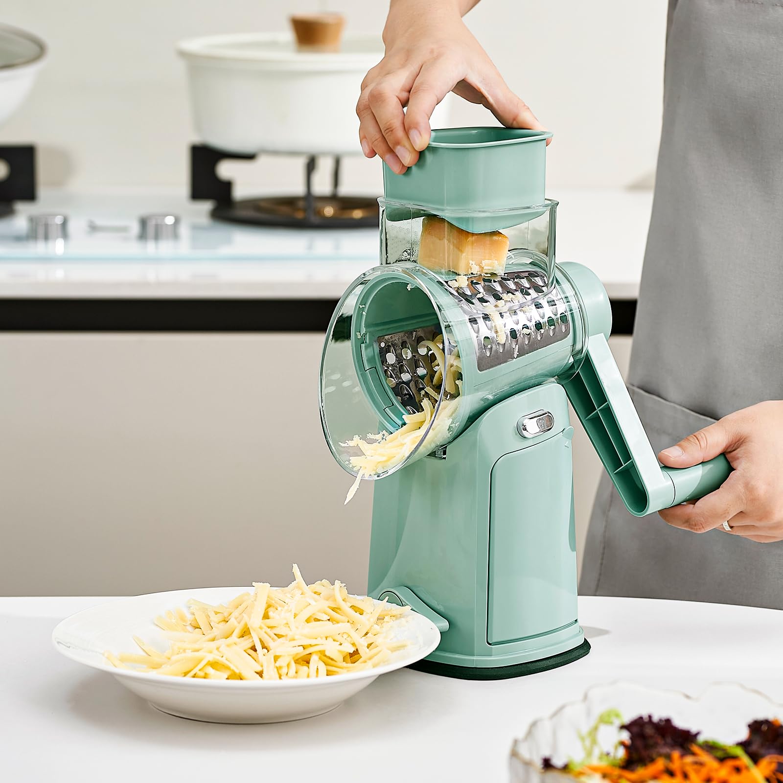 UFORU dishwasher safe blades simplify cleanup after prep