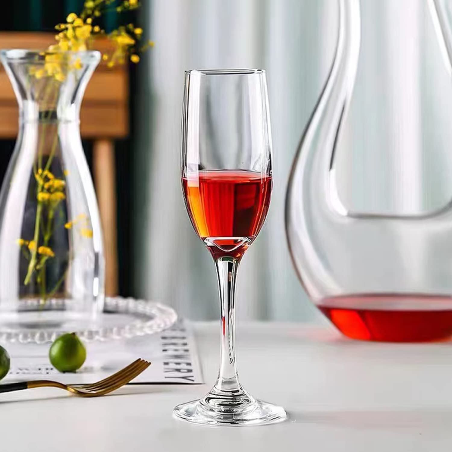 Ufrount home dining champagne flutes elevate everyday meals with style.