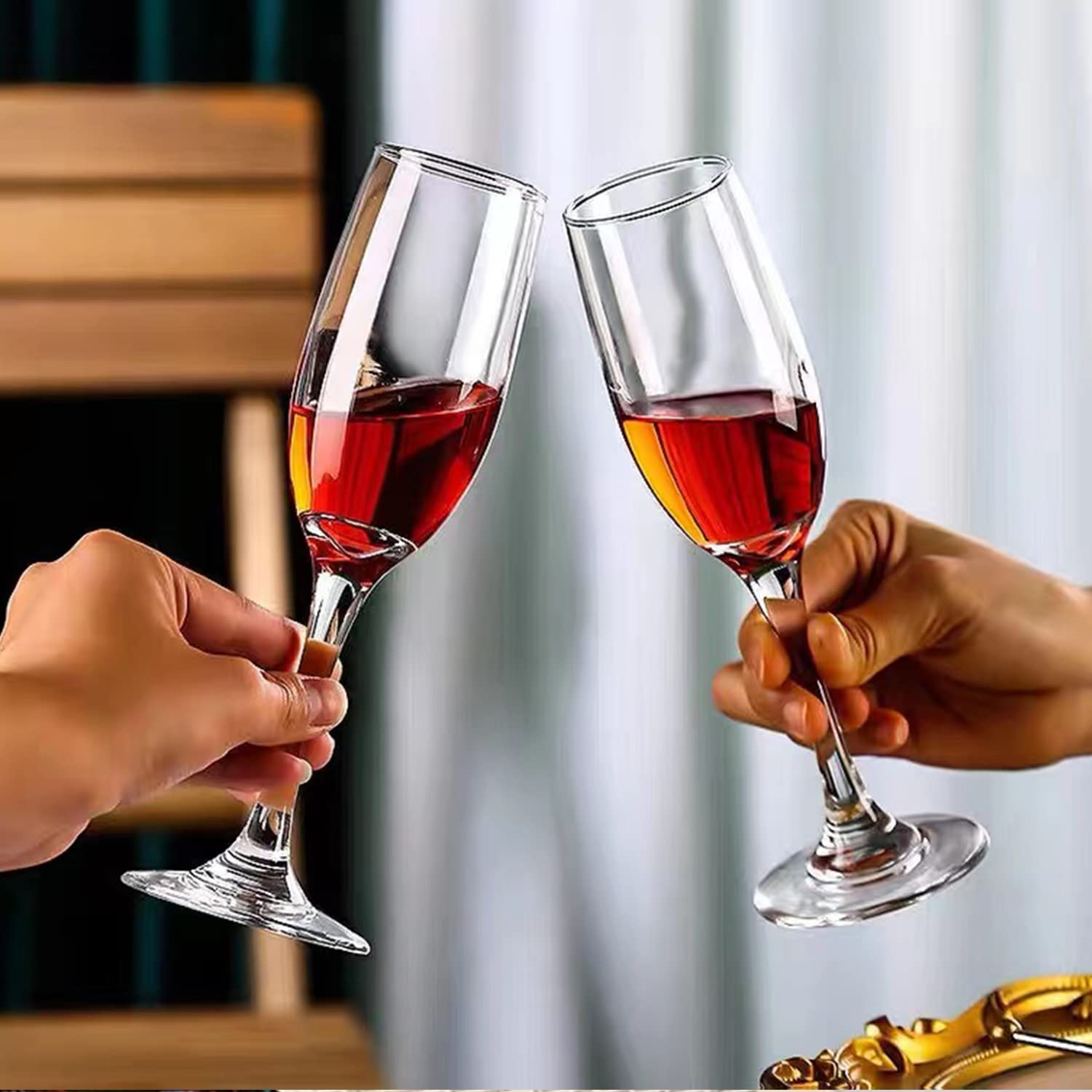 Ufrount premium clear crystal glasses offer durable, lead-free drinking elegance.