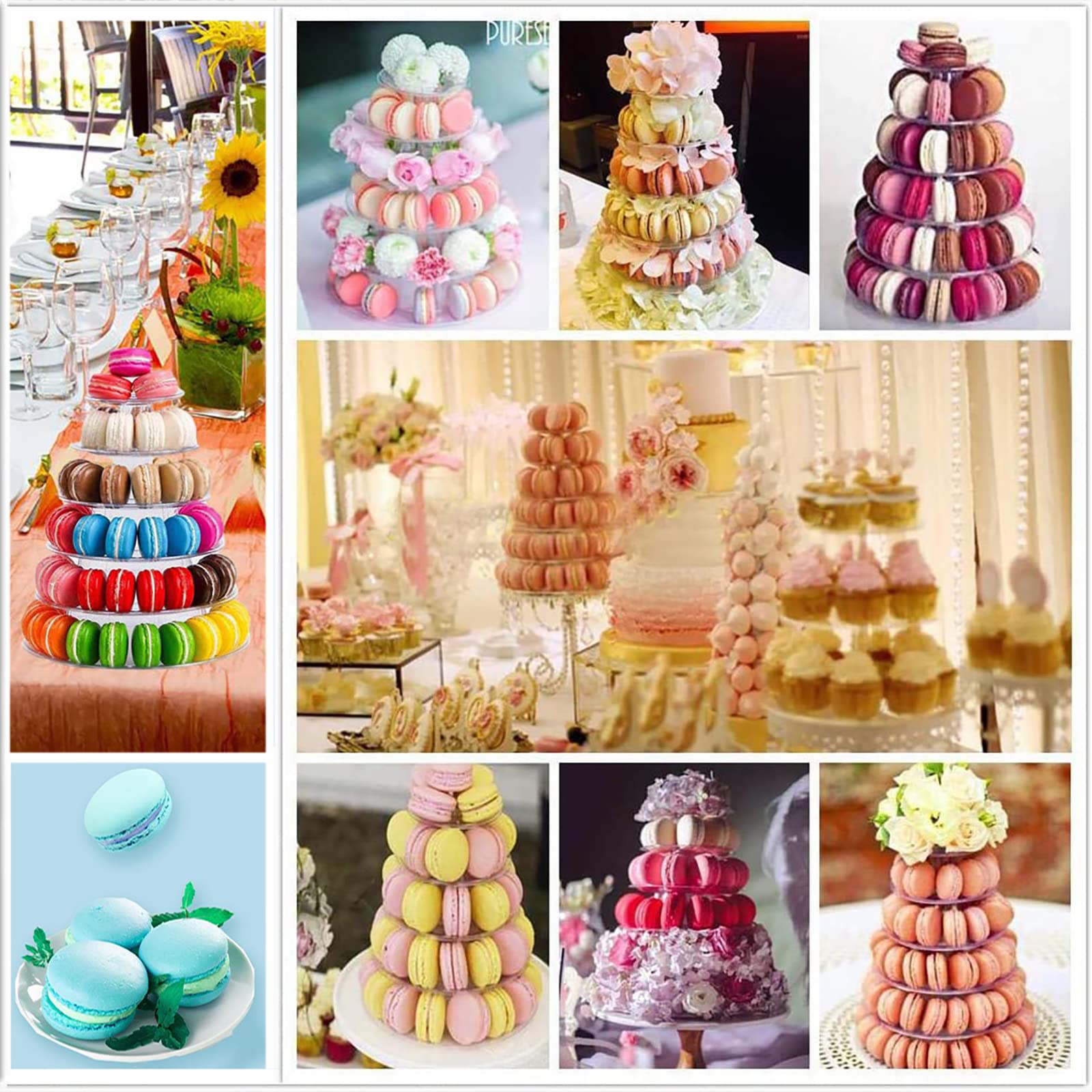 Ufurty wedding dessert display enhances the dessert table at events.