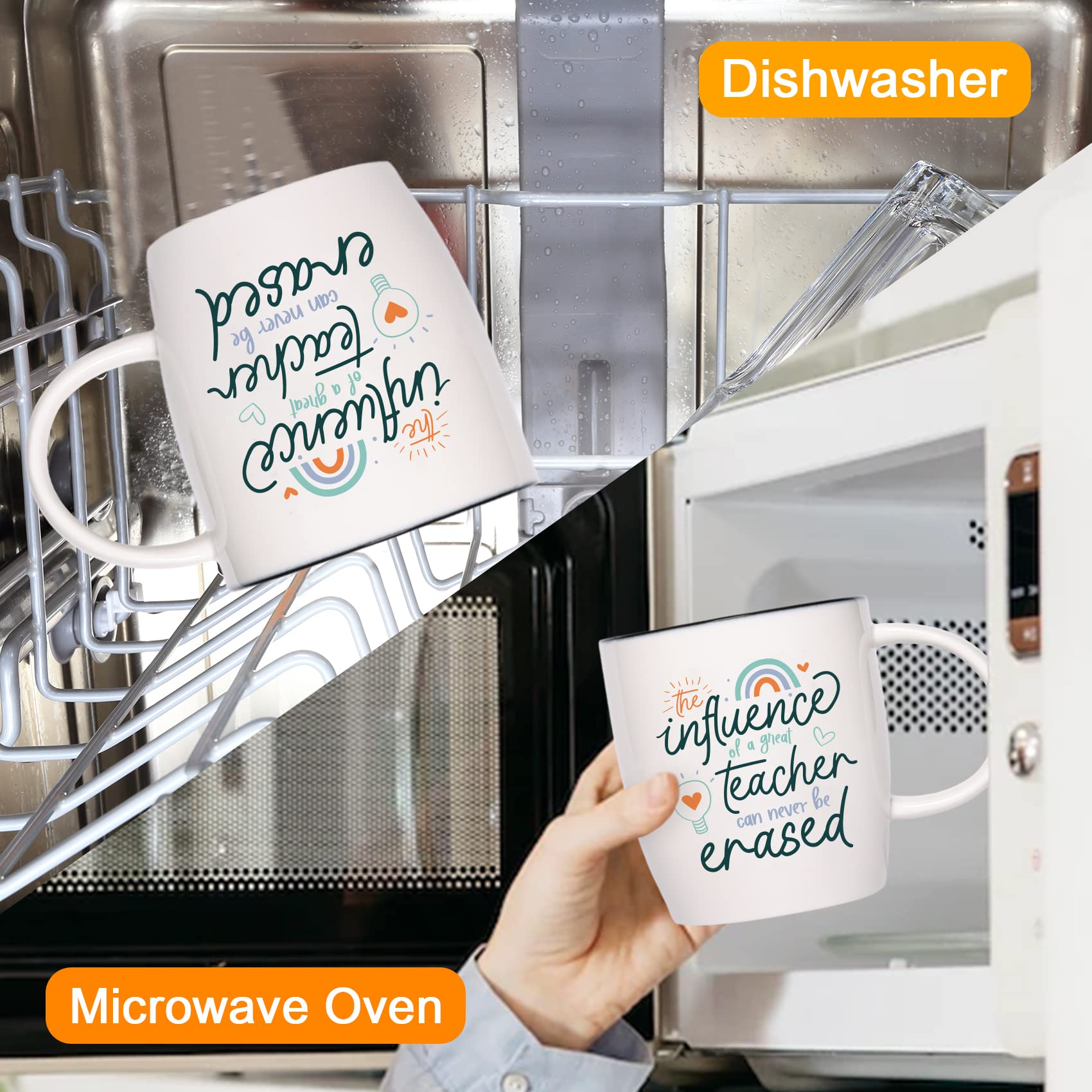 Ugiftcorner mug is dishwasher-safe for easy cleanup after busy teaching days.