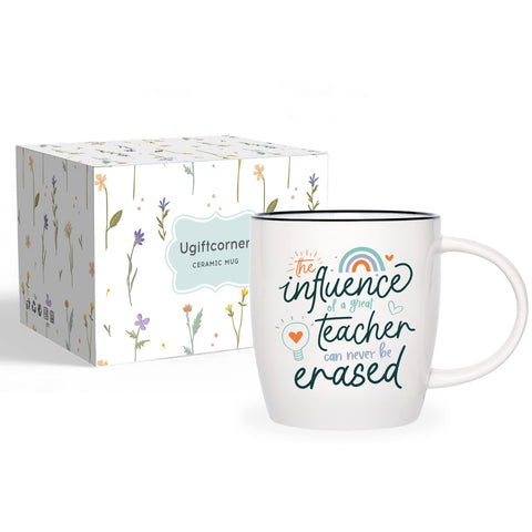Ugiftcorner mug fits office or home use, ideal for school staff gifts.
