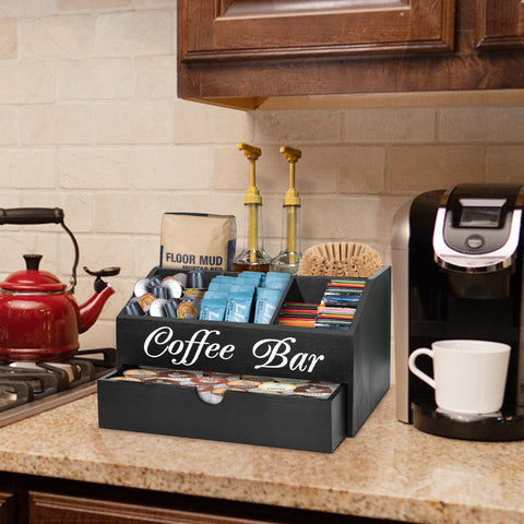 ugiftt Solid wood surface adds warmth and durability to any counter.