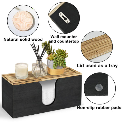 ugiftt dispenser with anti-slip base protects counters and reduces slips.