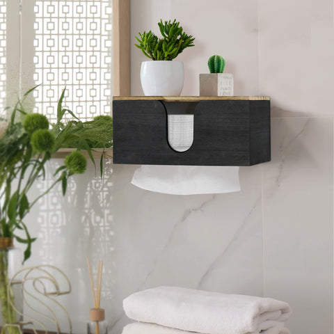 ugiftt solid wood paper towel dispenser promises long-lasting everyday use.
