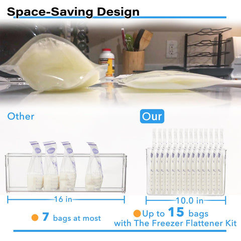 UGOTFEELS freezer flattener tool flattening bags for even freezing