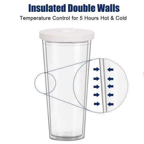 UHAPEER 24oz bubble tea cup suitable for travel and daily use