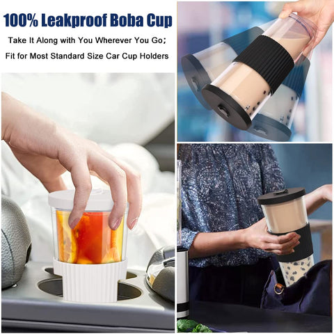 UHAPEER travel-friendly cup fits pockets and car holders easily