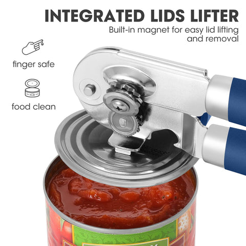 UHIYEE manual can opener magnetic lid lifter keeps hands clean