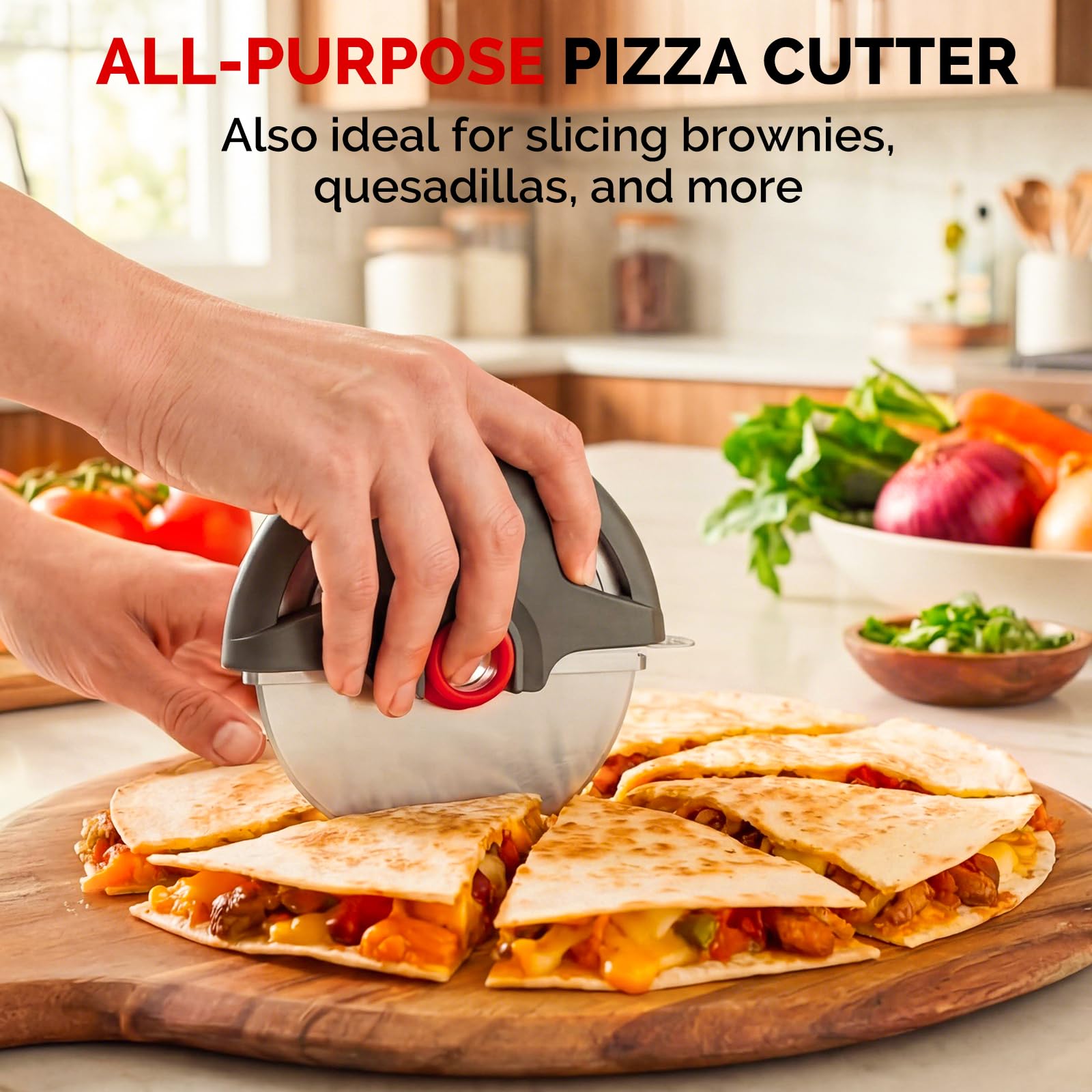 UHIYEE ergonomic handle delivers a secure, comfortable grip during cutting.