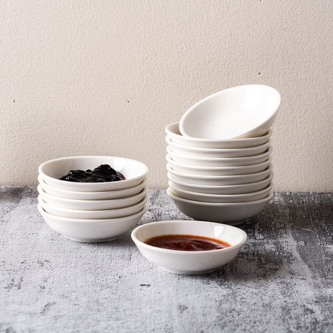 UIBFCWN versatile white porcelain bowls complement casual and formal meals.