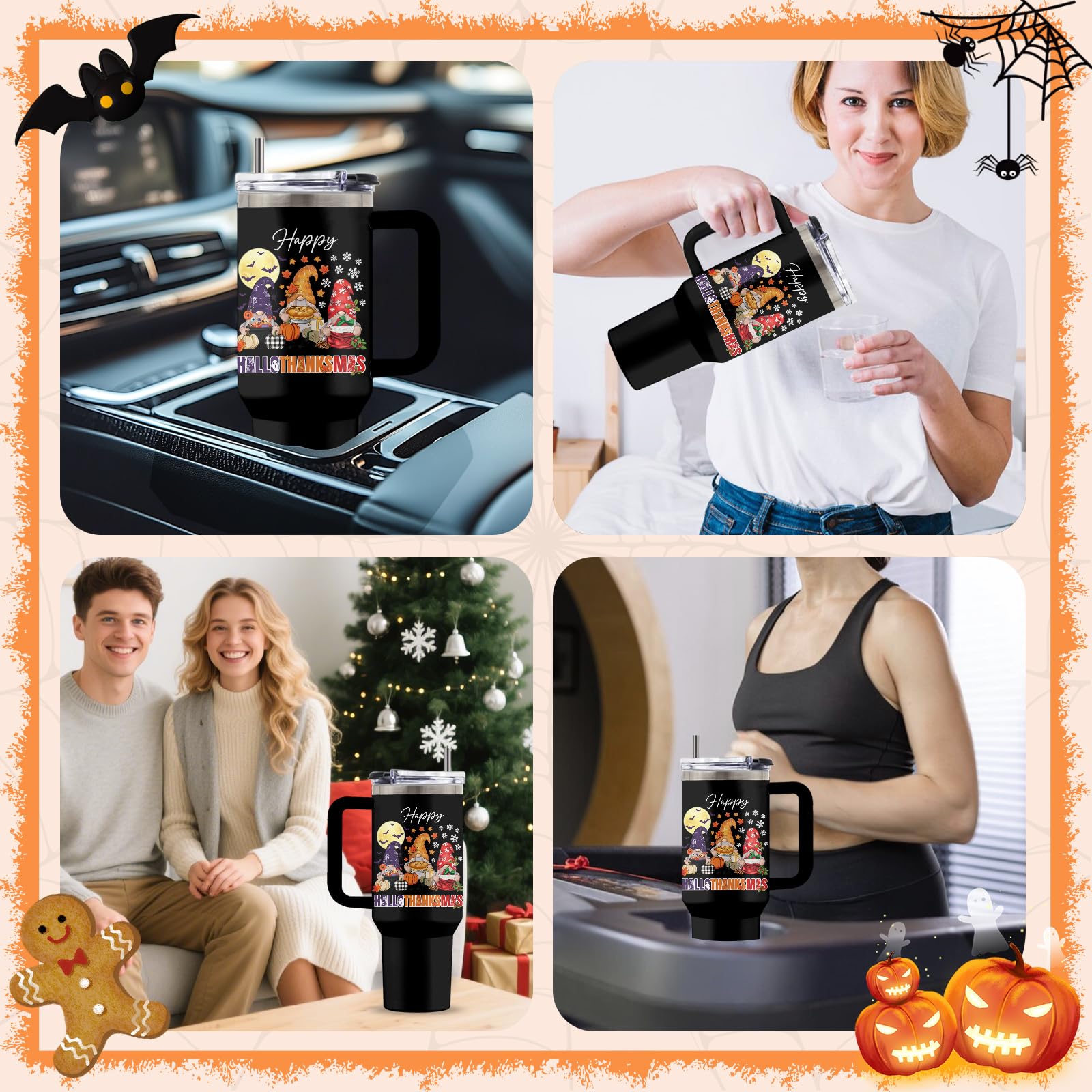 BPA-free stainless steel construction for everyday use.