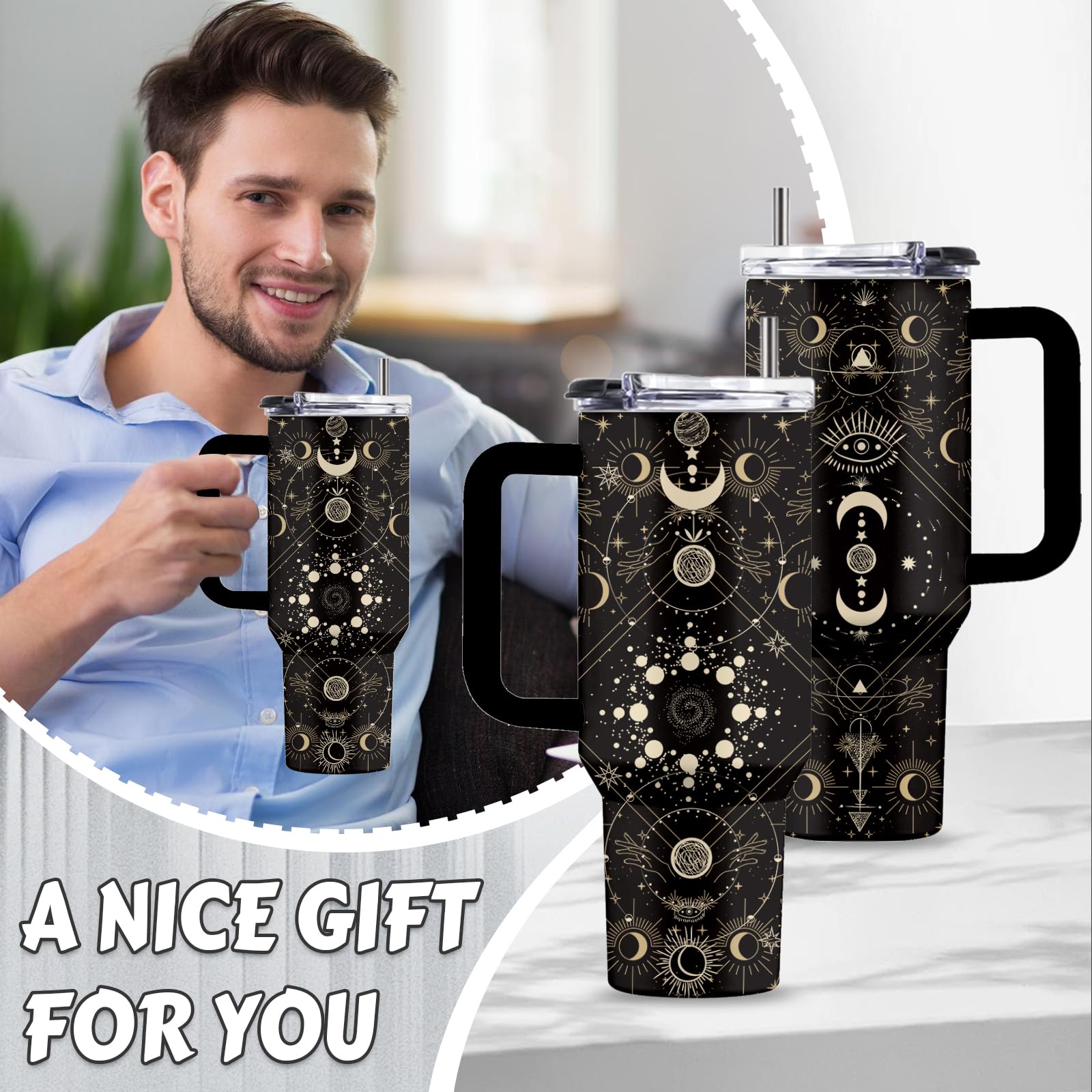 Uibunoo holiday goth tumbler, a thoughtful seasonal gift