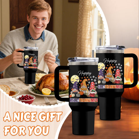 Double-wall insulation to keep drinks hot or cold.