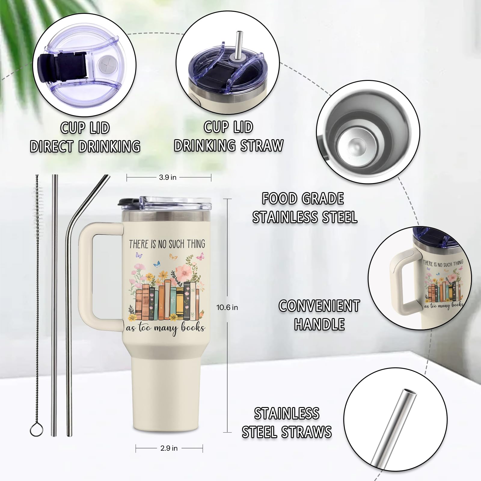 Uibunoo stainless steel double-wall insulated tumbler maintains temperature