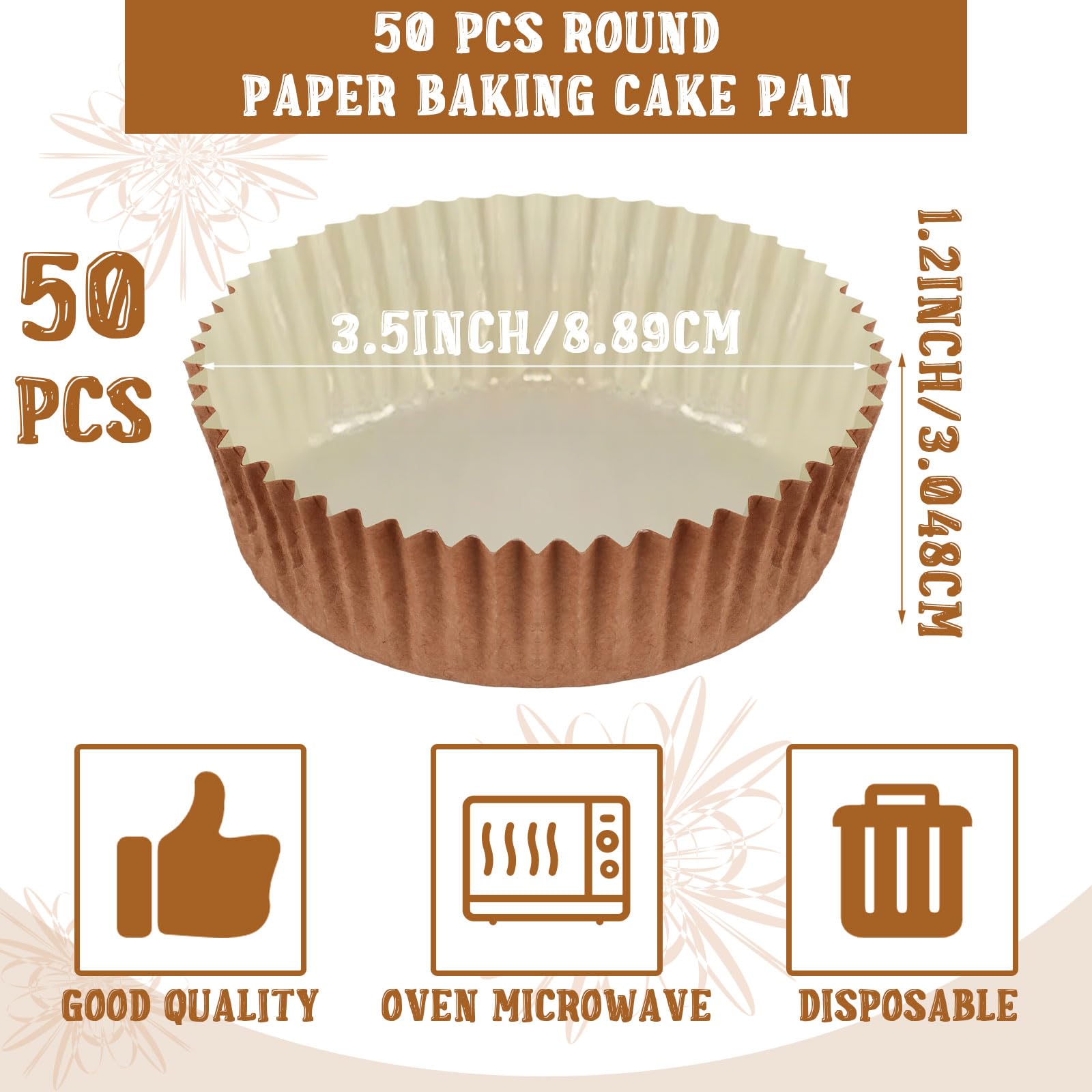 Uiifan greaseproof anti-wrapping cupcake liners for mess-free baking.