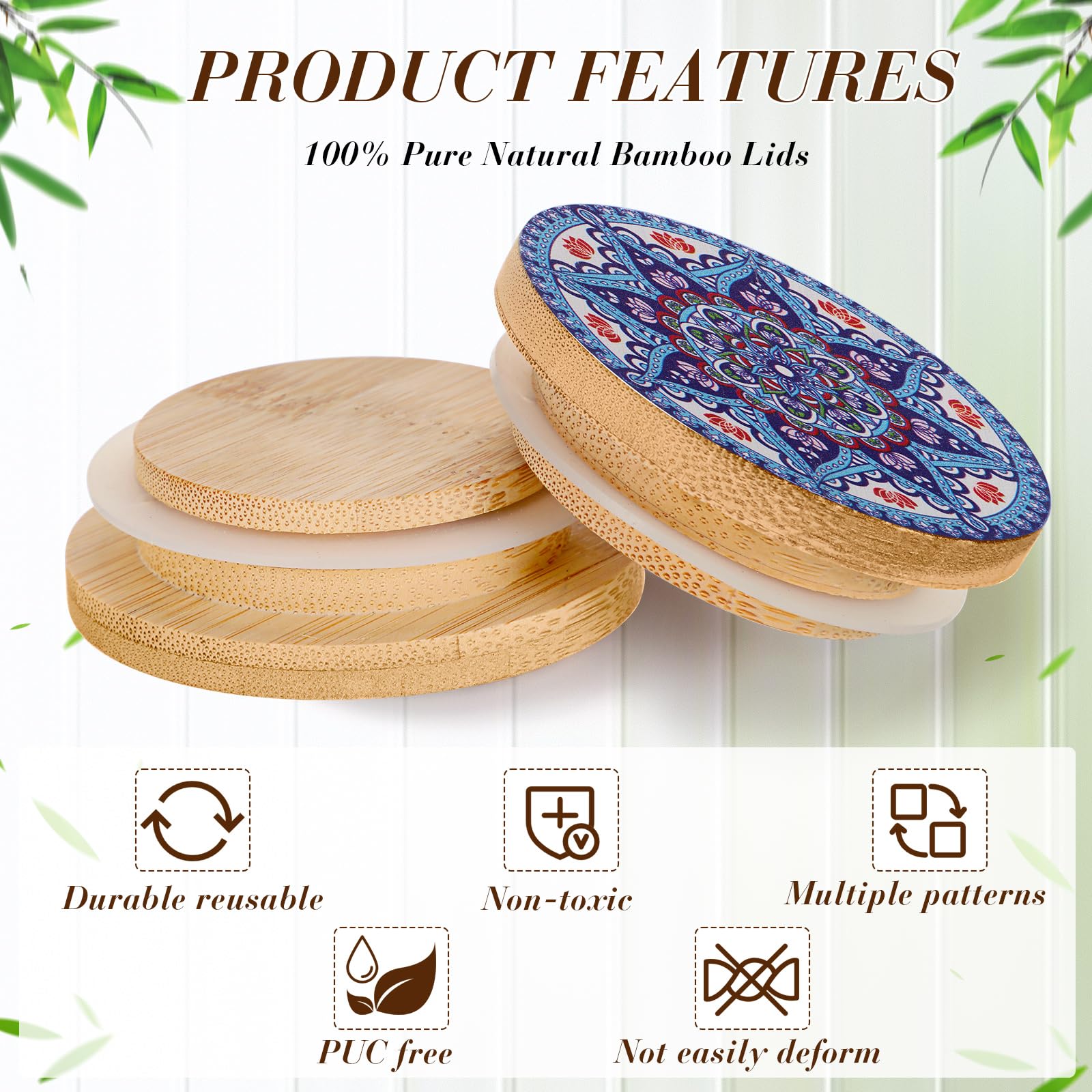 Uiifan jar labels for yogurt, coffee bean, and spice jars for easy organization.