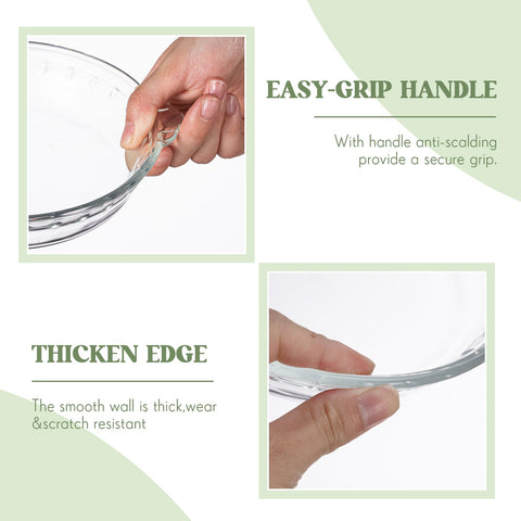 Uiifan mini pie dish with 11.6oz capacity for small pies